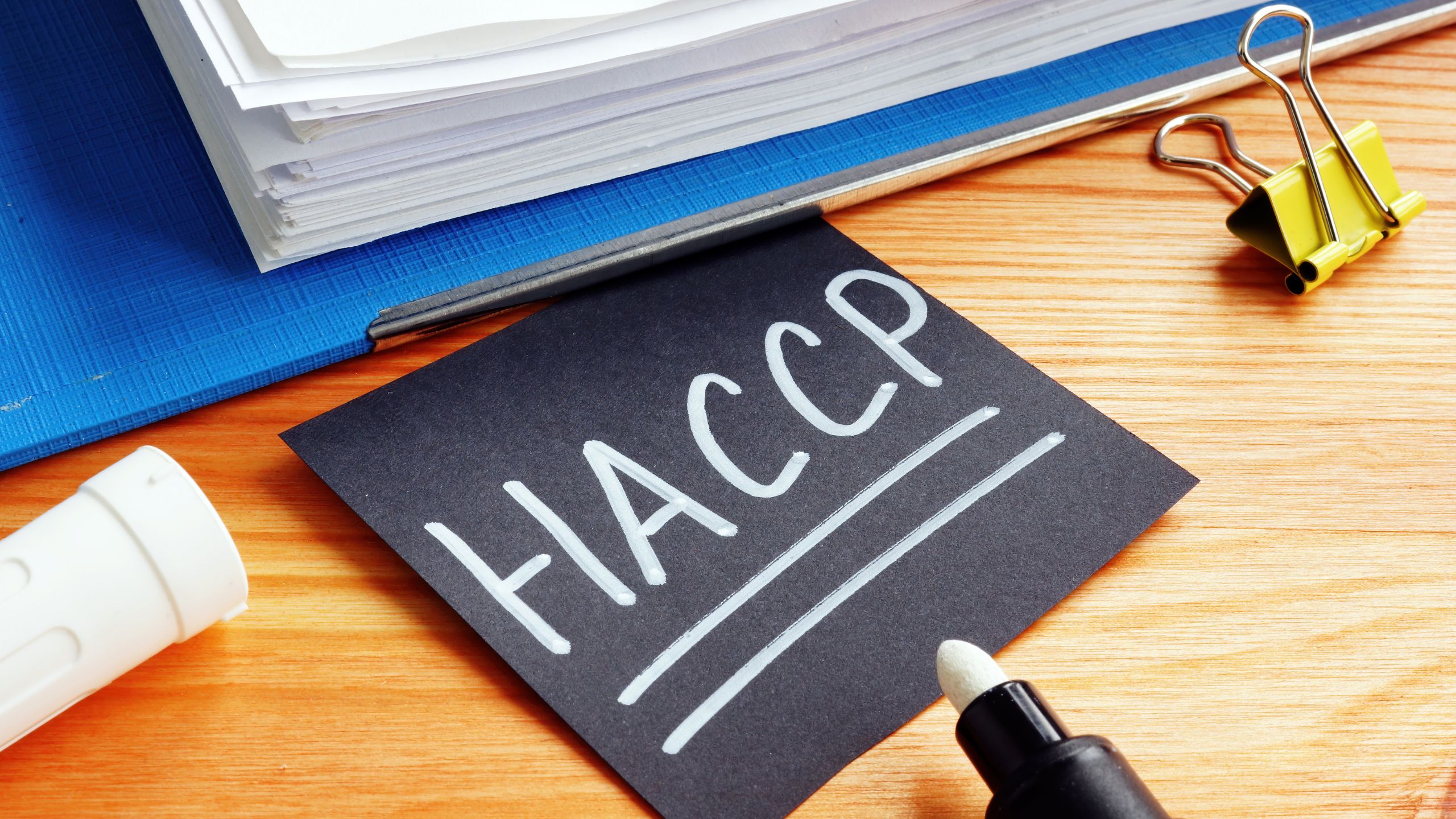 HACCP is written and underlined, representing the critical importance to an SQF Practitioner.